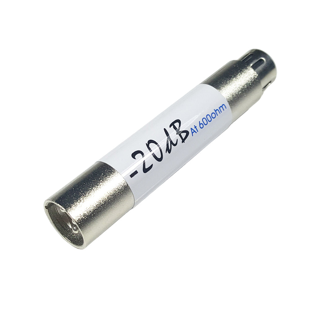 Inline XLR Microphone Attenuator Pads