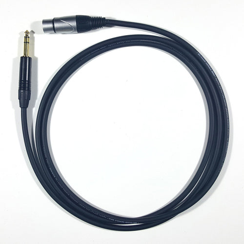Quality XLR Female to TRS Jack Cables