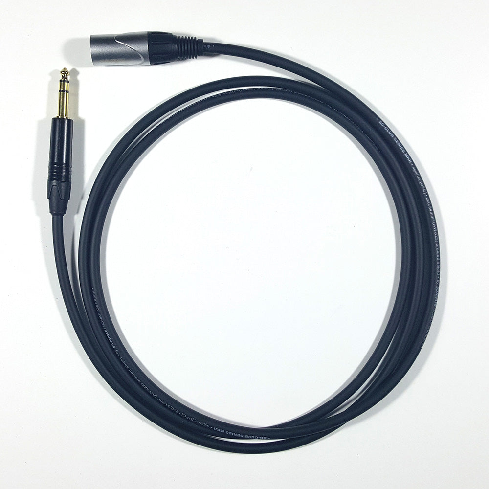 Quality XLR Male to TRS Jack Cables