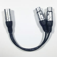 Load image into Gallery viewer, 1 In 2 Out &quot;Y&quot; XLR Splitter Cables