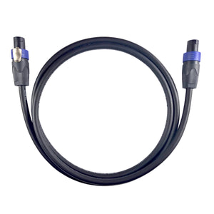 4 pole speakon leads with van damme tour speaker cable