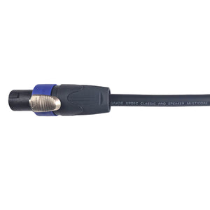 4 pole speakon leads with van damme tour speaker cable