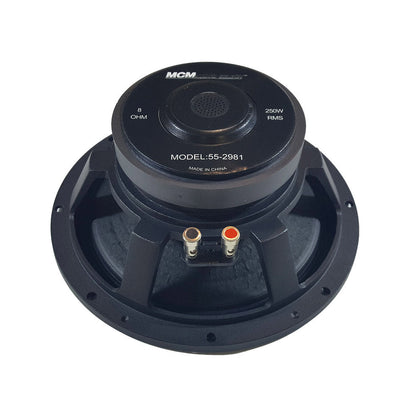 10" 250W High Power Woofer 8 Ohm
