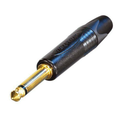Neutrik NP2X-B Mono Gold Jack Plug