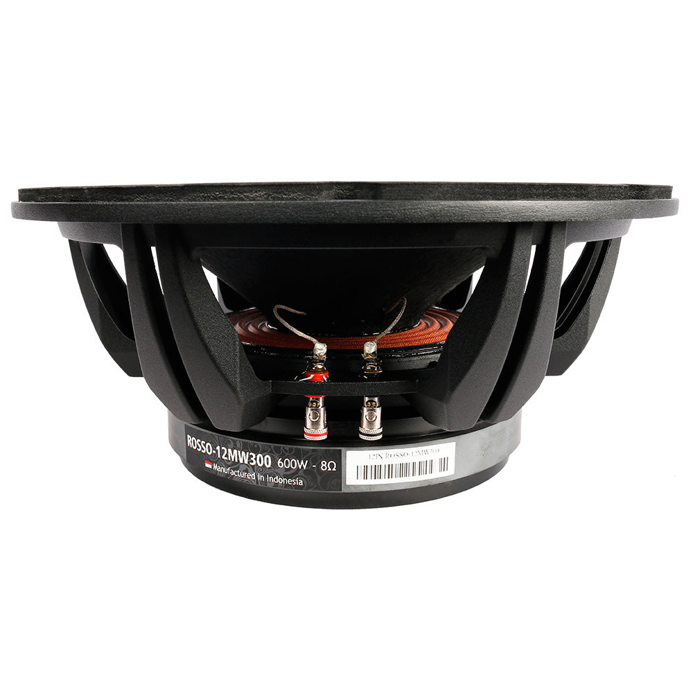 12" 300W Bass Woofer ROSSO-12MW300