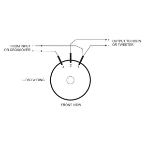 Speaker L Pad 8 ohm 100W