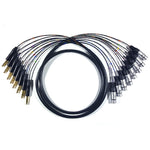 studio TRS jack to xlr female patch lead 8 way