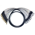 studio TRS jack to xlr male patch lead 8 way