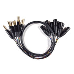 8 way trs jack to xlr plugs