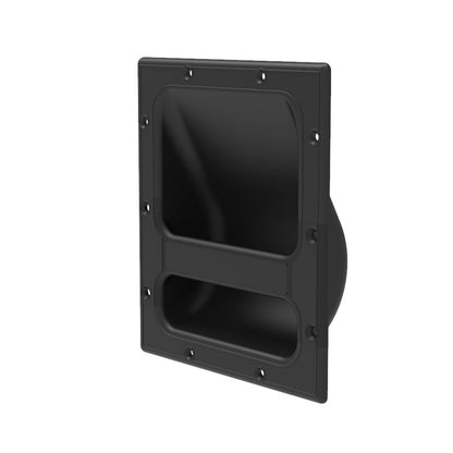 recessed handle for loud speaker cabinets