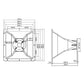 H280 Large Format 1.4 Inch Horn Flare