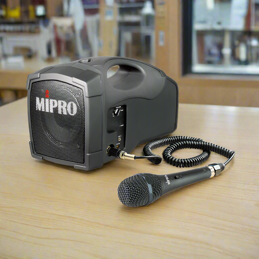 Mipro mobile wired mic system 