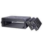 3U 19" rack mount road case