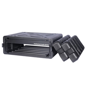 3U 19" rack mount road case