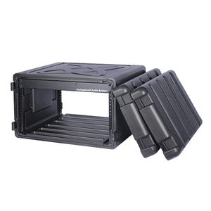 6 unit 19" rack mount road case
