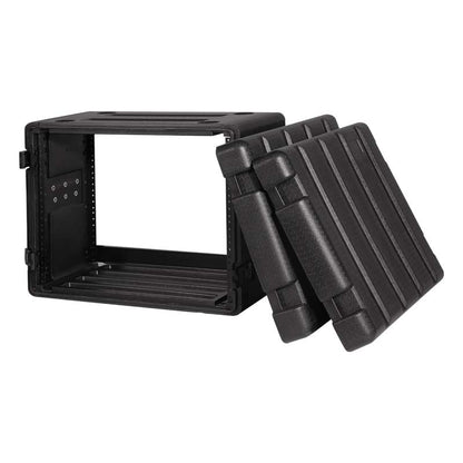 8 unit 19" rack mount road case