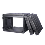 8 unit 19" rack mount road case