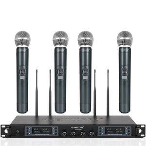 Quad Wireless Mic Receiver PTU-7000 - Phenyx Pro