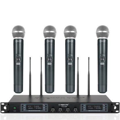 Quad Wireless Mic Receiver PTU-7000 - Phenyx Pro