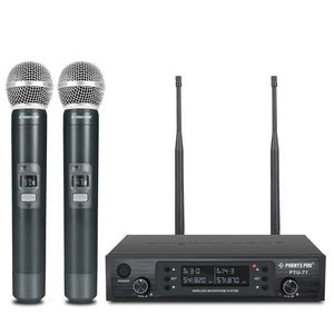 Dual Channel Wireless Mic Receiver PTU-71 - Phenyx Pro