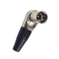 Right Angle Male XLR Plug | Rean RC3M-R