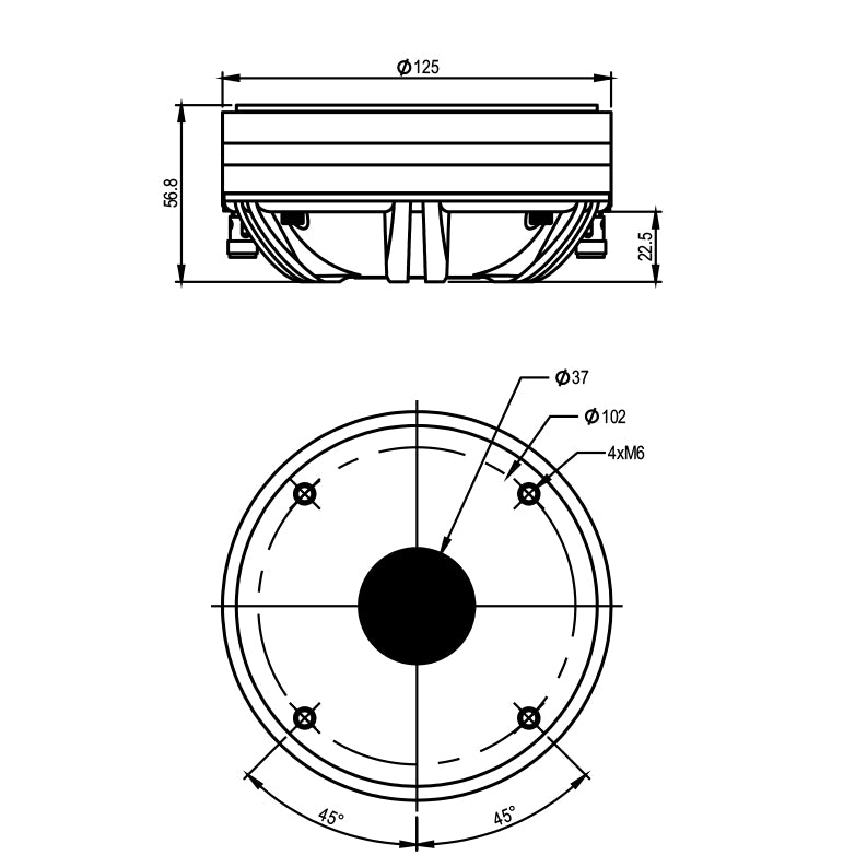 SB Audience ROSSO-75CDN-T