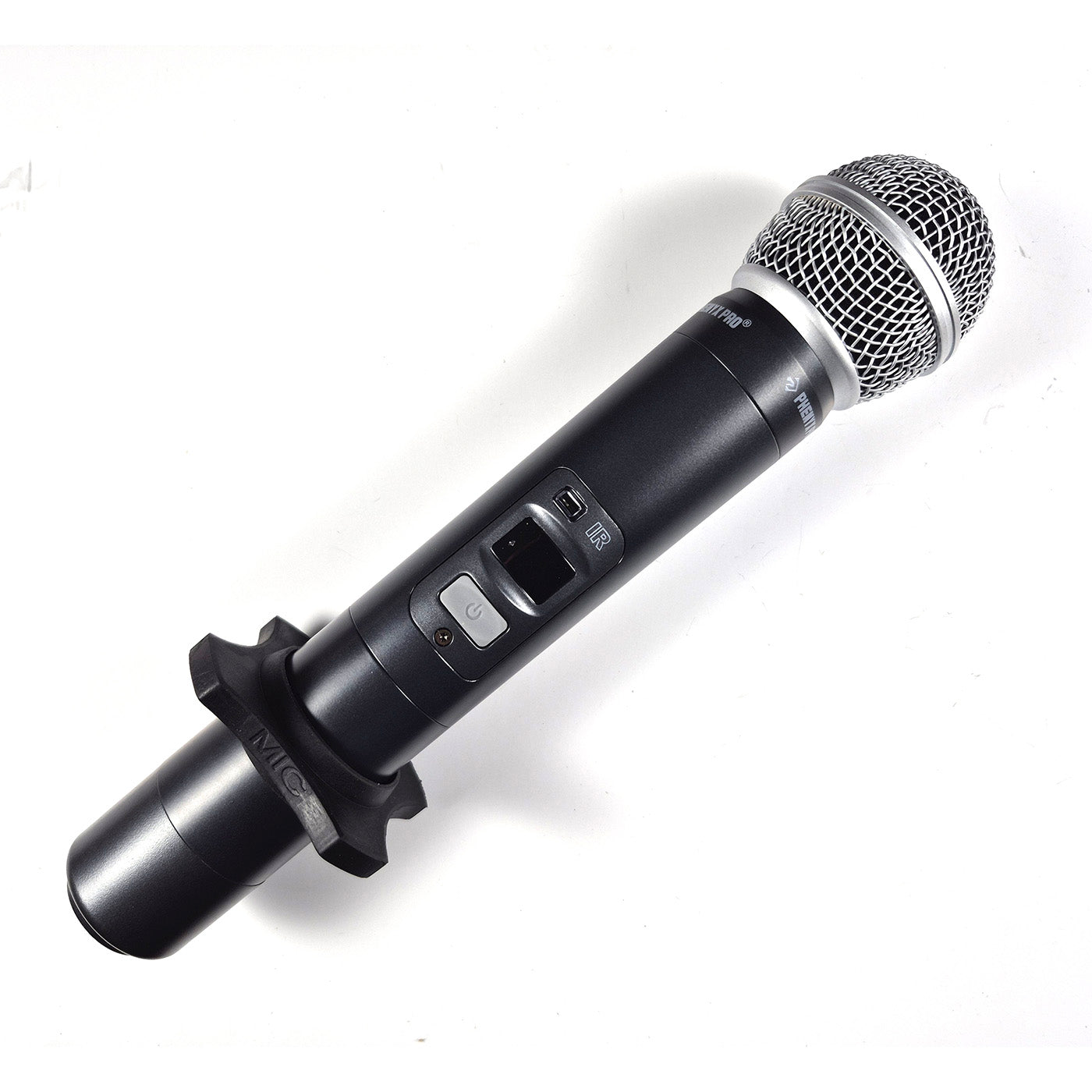 Anti-roll Device for Handheld Radio Mics