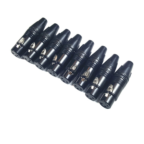 Hi-Quality XLR Cord Female 8 Pack