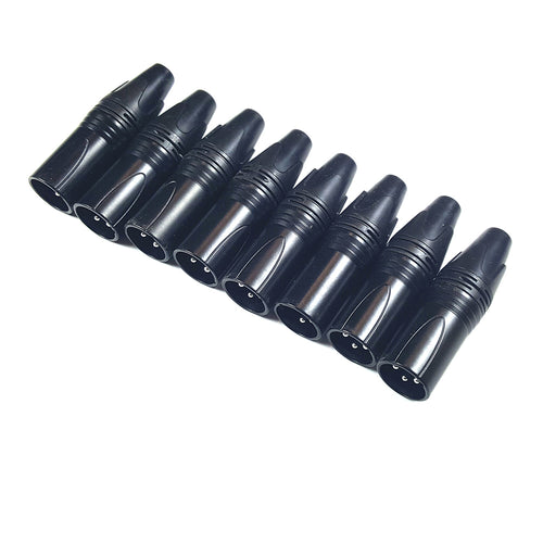 Hi-Quality XLR Cord Male 8 Pack