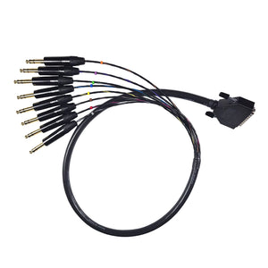 DB25 to TRS 1/4 Inch Jack Cables