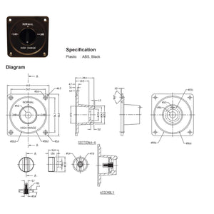 Speaker L Pad Control Knob