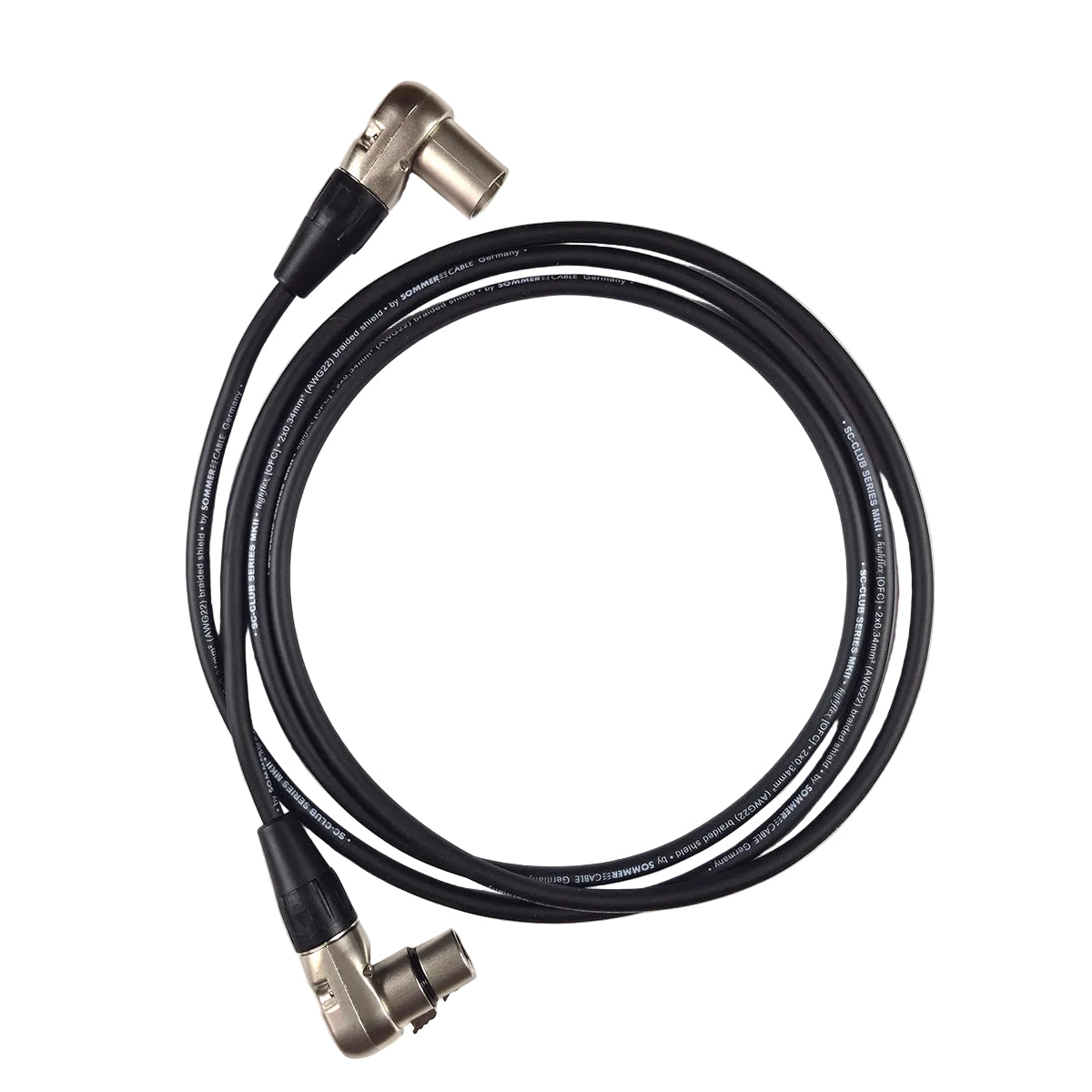 Flex Right Angle XLR to XLR Audio Leads