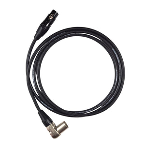 Flex Right Angle XLR to Straight XLR Audio Leads