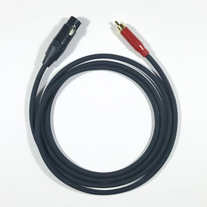 rca to 3 pin xlr cable