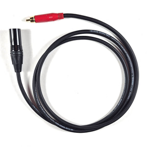 Flex RCA Phono to XLR Male Leads