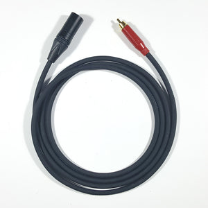 phono to 3 pin xlr lead