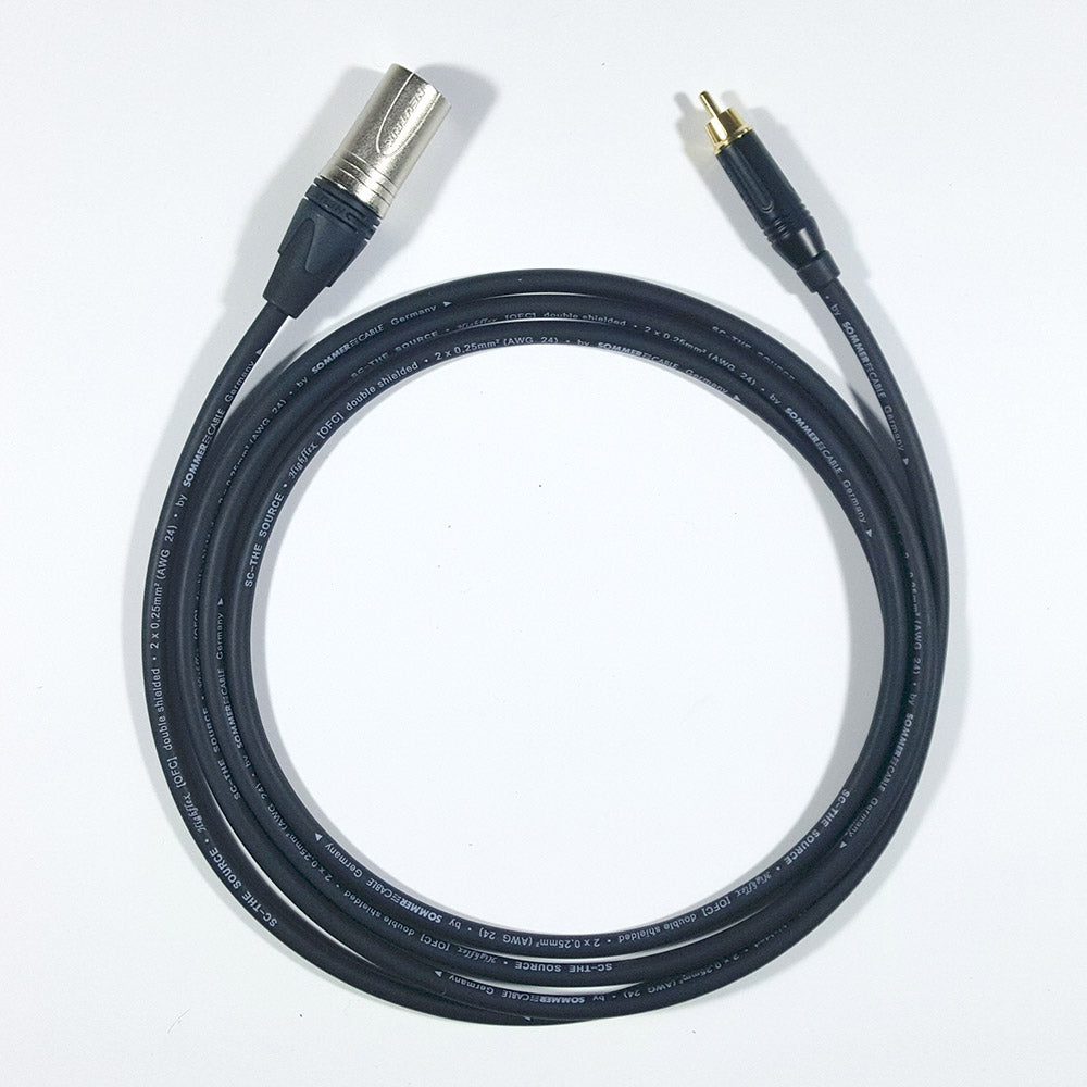 Premium RCA Phono to XLR Male Leads