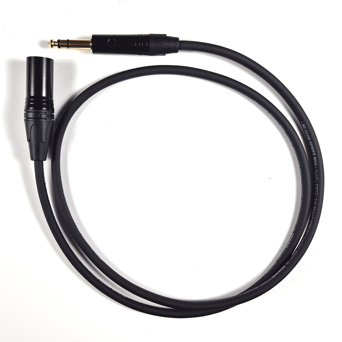 Flex XLR Male to TRS Jack Cables