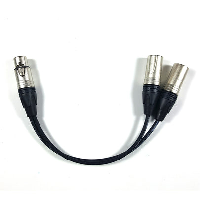 1 In 2 Out "Y" XLR Splitter Cables