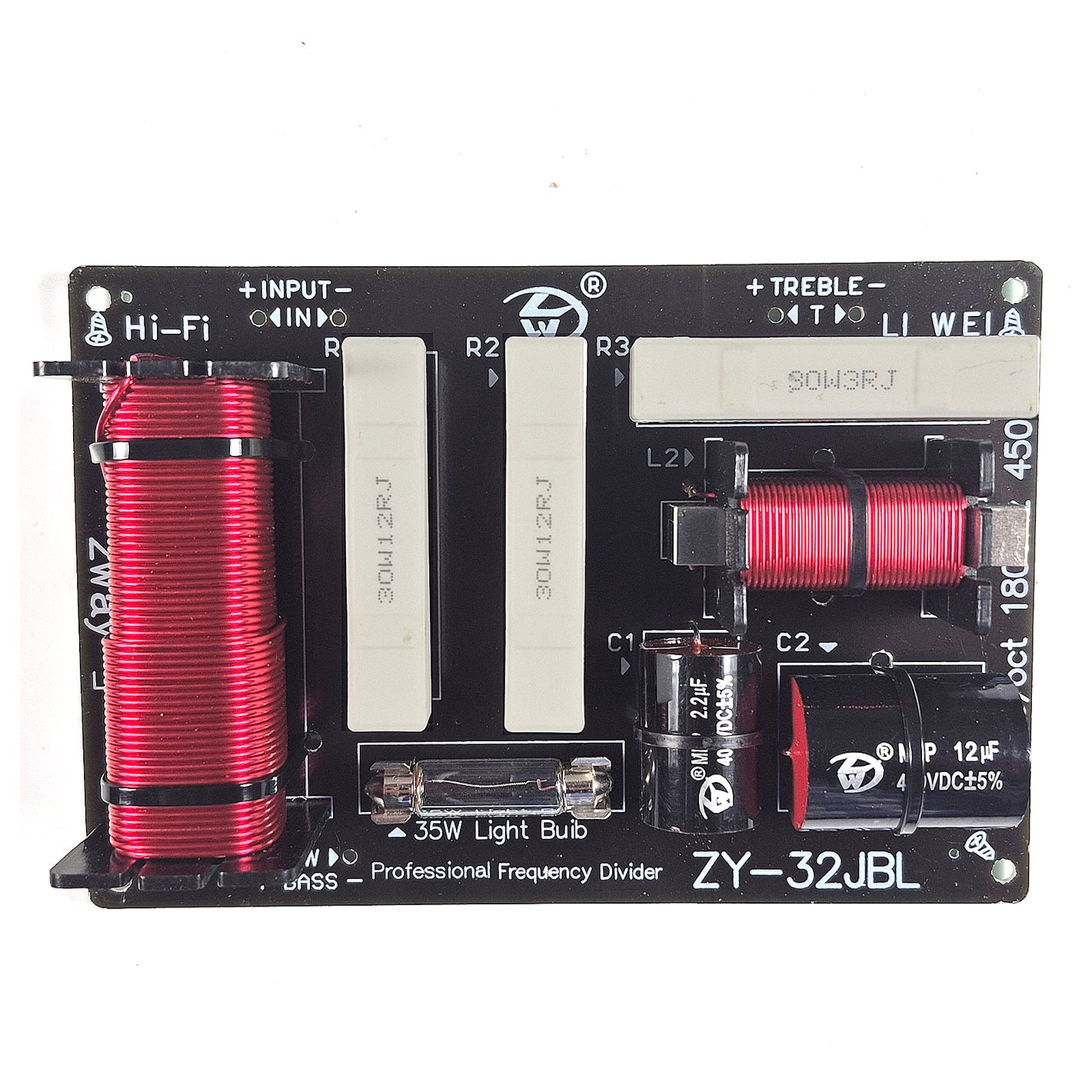 2 Way Passive Speaker Crossover - 1.8kHz
