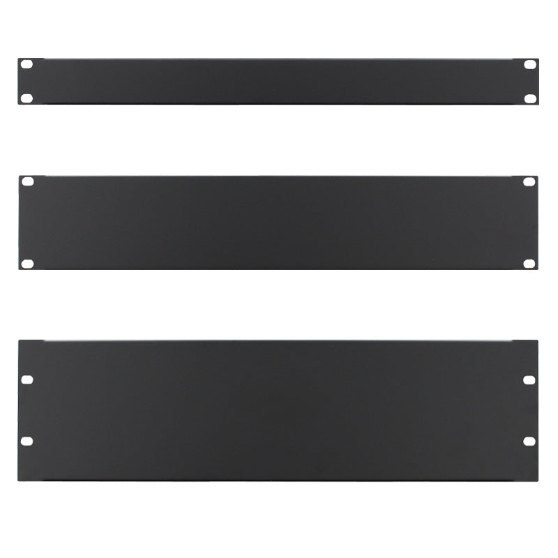 Blank 19" Steel Rack Mount Panels