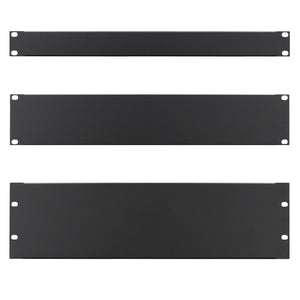 Blank 19" Steel Rack Mount Panels