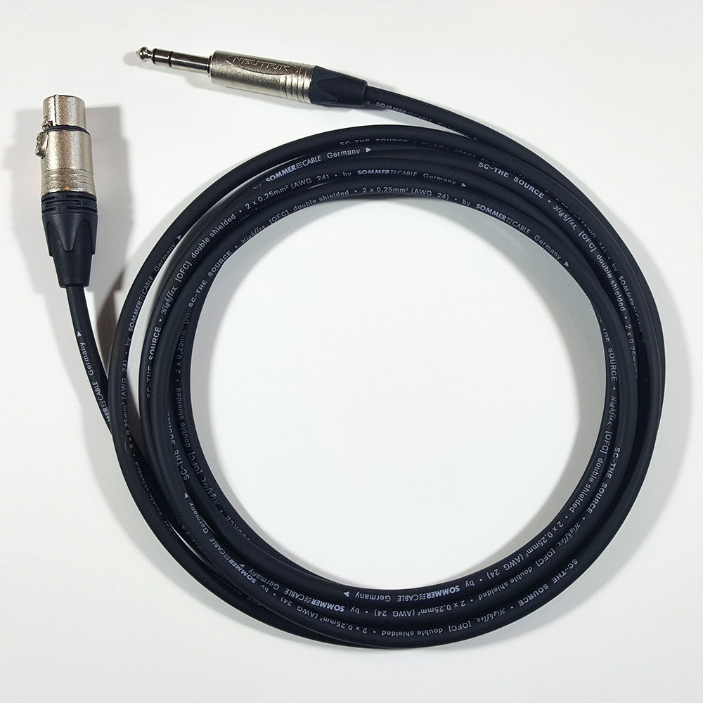 Premium XLR Female to TRS Jack Cables